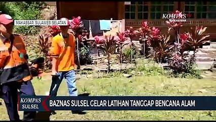 Baznas Sulsel Gelar Latihan Tanggap Bencana Alam