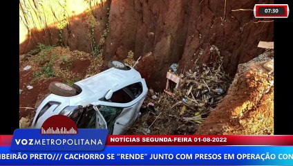 MOTORISTA CAI EM CRATERA APÓS SEGUIR ORIENTAÇÃO DE GPS, NO BAIRRO MONTE ALEGRE, EM RIBEIRÃO PRETO