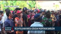 Ricuh, Warga Geruduk Padepokan Samsudin