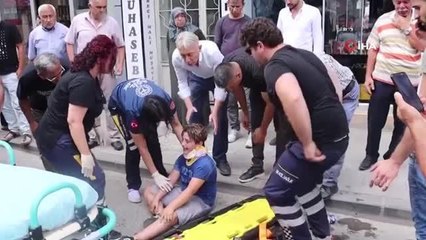 Çocuğa araba çarptı, sabırsız sürücüler kornaya dayandı