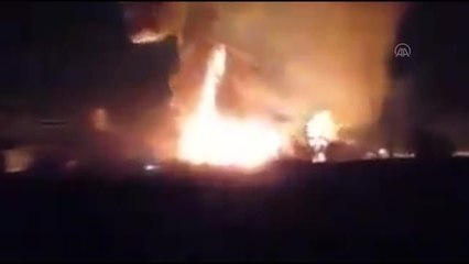 Libya'da yakıt tankerinde çıkan yangın sonucu 7 kişi öldü