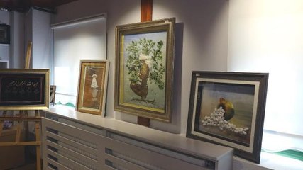 İPEK KOZASINDAN TABLO YAPIYORLAR