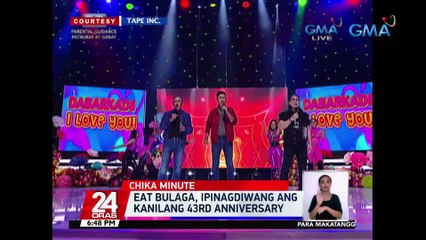 Eat Bulaga, ipinagdiwang ang kanilang 43rd anniversary | 24 Oras