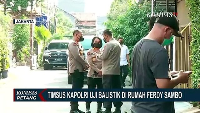 Uji Balistik di Rumah Dinas Ferdy Sambo, Polisi Temukan Peluru dari Senjata Glock 17 dan HS-9