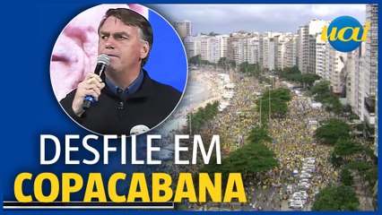 Bolsonaro anuncia desfile em Copacabana no 7 de setembro