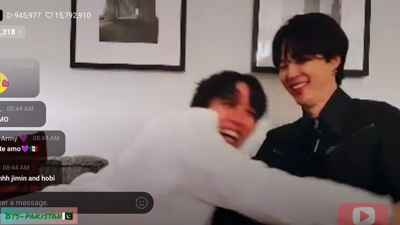 Jhope with Jimin VLIVE after Lollapalooza  01082022 #jhope #jimin #btspakistan