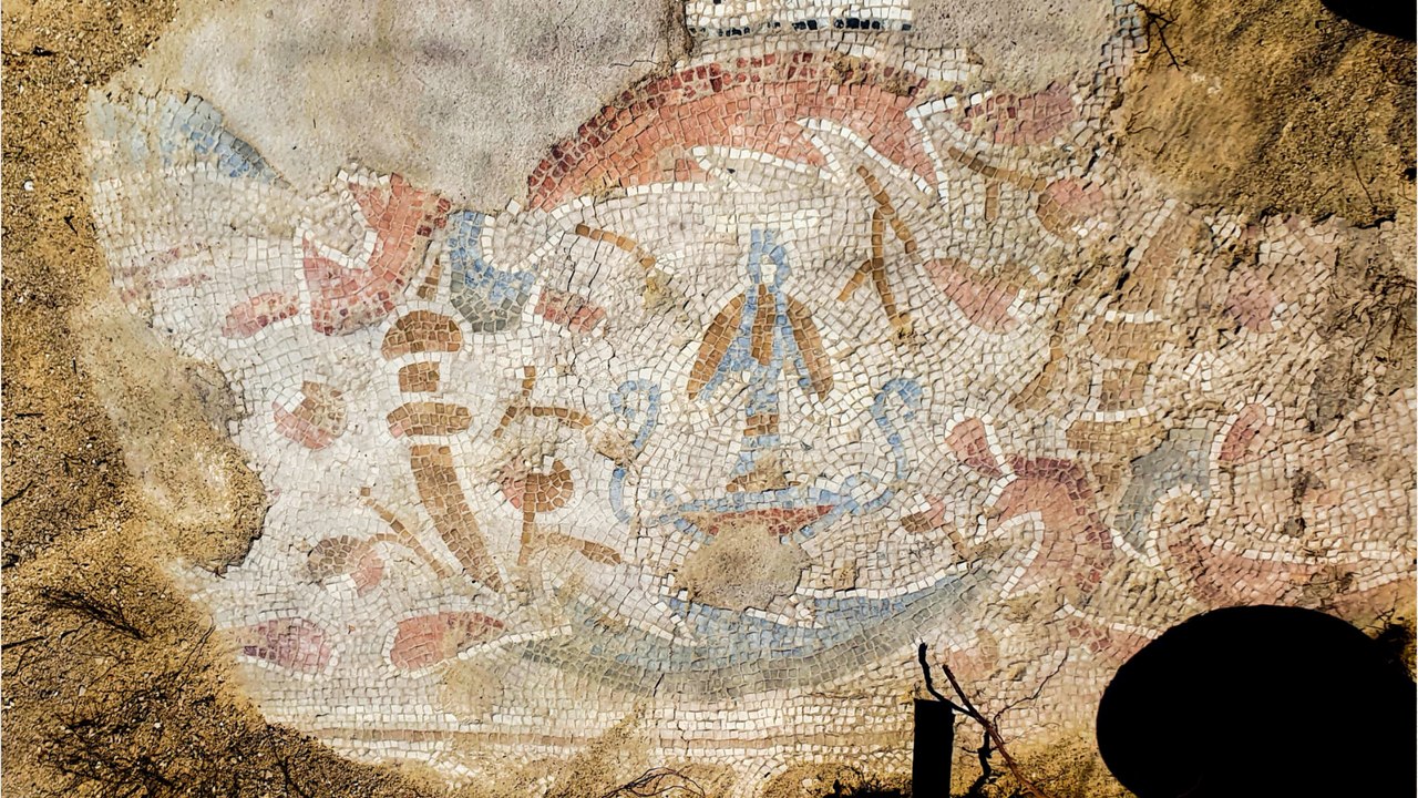 Israël : Découverte d'un couvent byzantin vieux de 1.500 ans et de sa sublime mosaïque