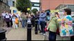 Protest outside Strand Road PSNI Station in Derry regarding Noah Donohoe case