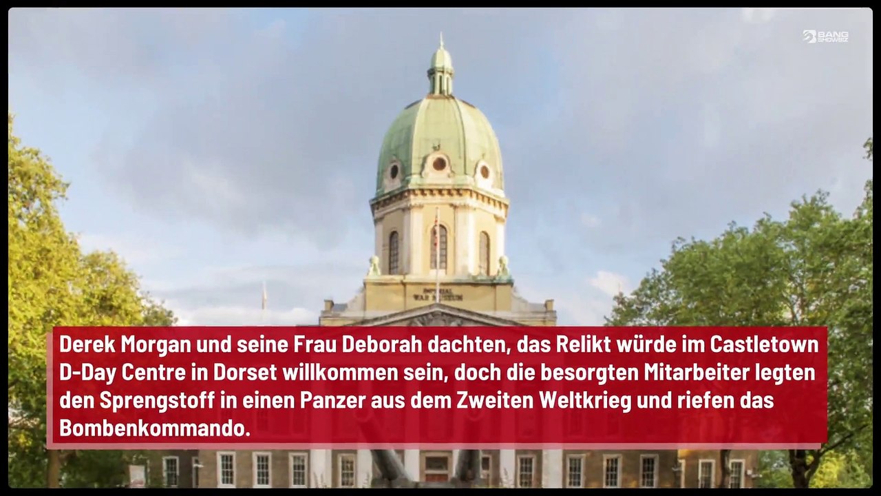 Ehepaar löst Panik aus, weil es eine Kriegsgranate ins Museum bringt