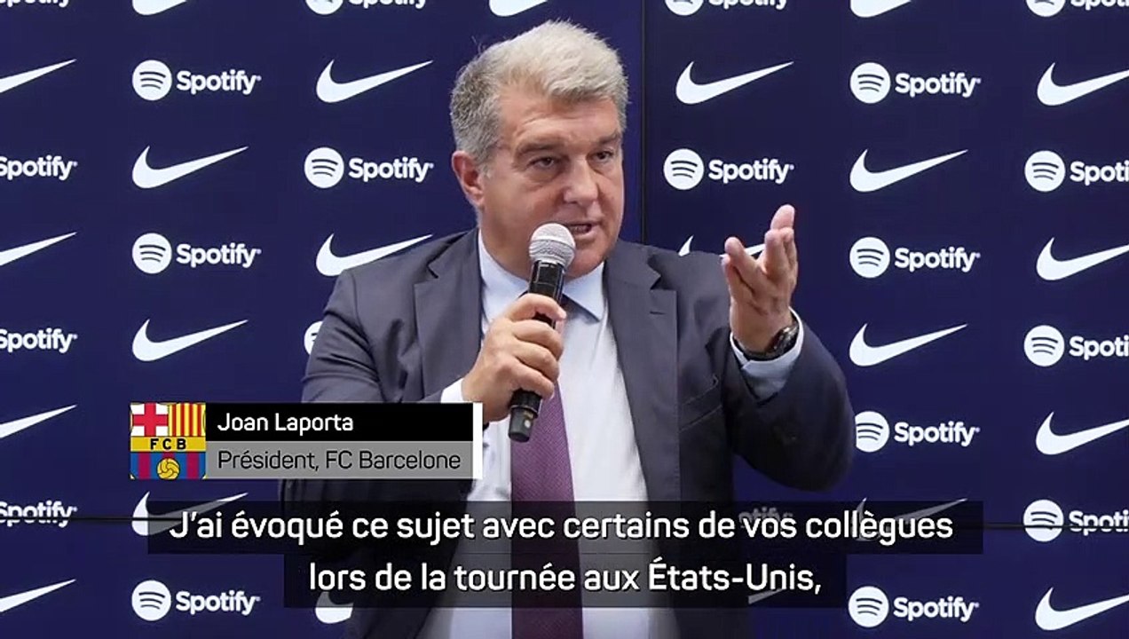 Laporta : "Le Barça a une dette morale avec Messi"
