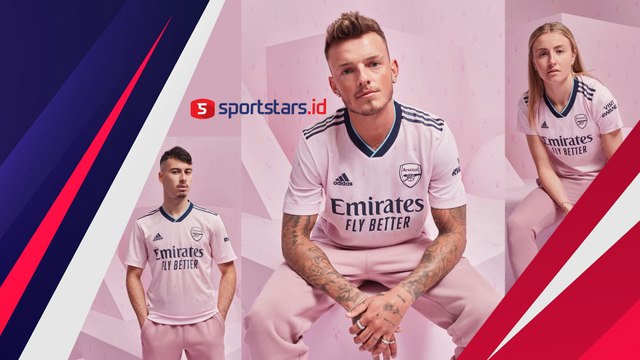 Serba Pink! Cantiknya Jersey Anyar Ketiga Arsenal Musim 2022/23