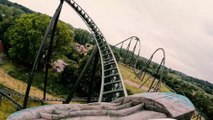 Kondaa Roller Coaster (Walibi Theme Park - Wavre, Belgium) - Roller Coaster POV Video - Front Row
