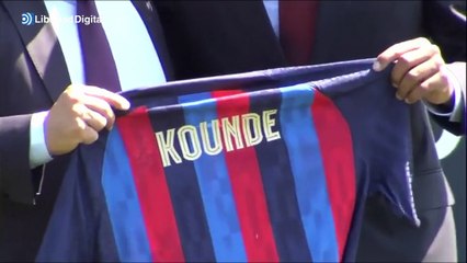 Koundé, presentado: "Cuando sentí que era posible, para mí era claro elegir al Barça"