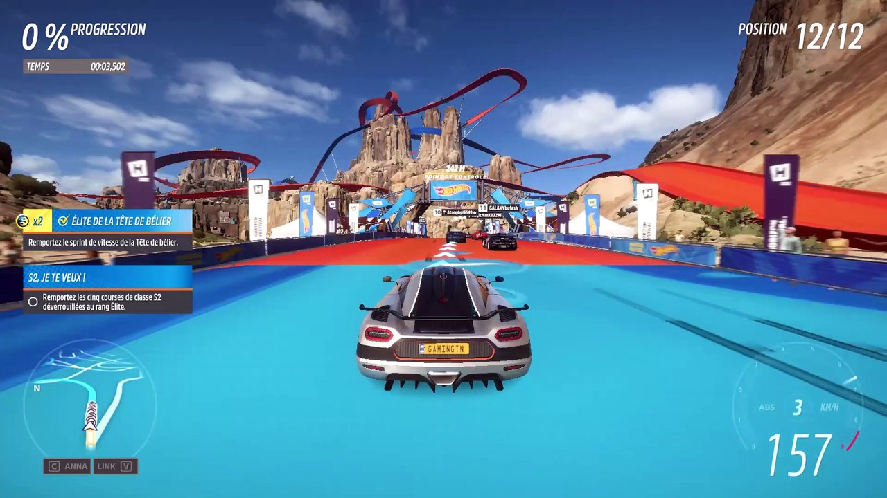 Forza Horizon 5 sprint de vitesse de la course du canyon