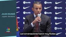 Presentación de Koundé como nuevo jugador del FC Barcelona