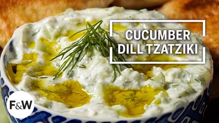 How to Make Cucumber-Dill Tzatziki