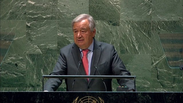 António Guterres: Un simple malentendu, voilà ce qui sépare l’humanité de l’anéantissement nucléaire