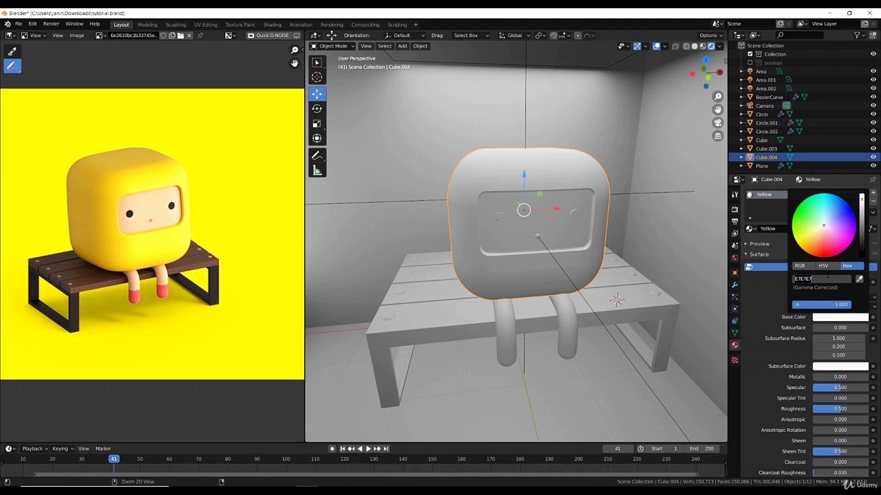 09 Learn how to make NFT using Blender 3D Creation - Part 8 Create Materials