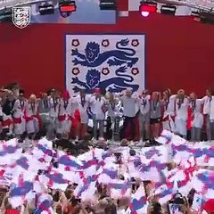 Festa Seleção Feminina Inglesa