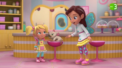 كعكة قطة مقهى بتربين المدللة