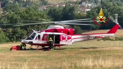 Firenze, l'incendio sulla A1