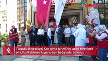 Nikahlarını kıydırıp kan bağışında bulundular