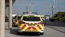 Coastguard helicopter, police and ambulances spotted at Brighton Marina