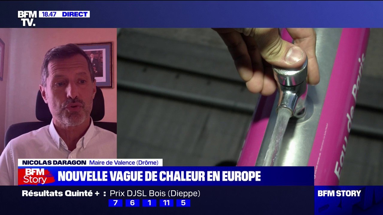 Vague de chaleur et sécheresse: "La totalité des arrosages municipaux sont coupés", affirme le maire de Valence (Drôme)