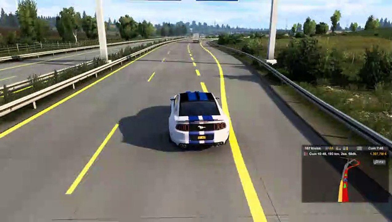 Euro Truck Simulator 2 ( ets2 ) / Ford Mustang mod 1.43