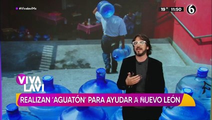 Realizan 'aguatón' para ayudar a Nuevo León