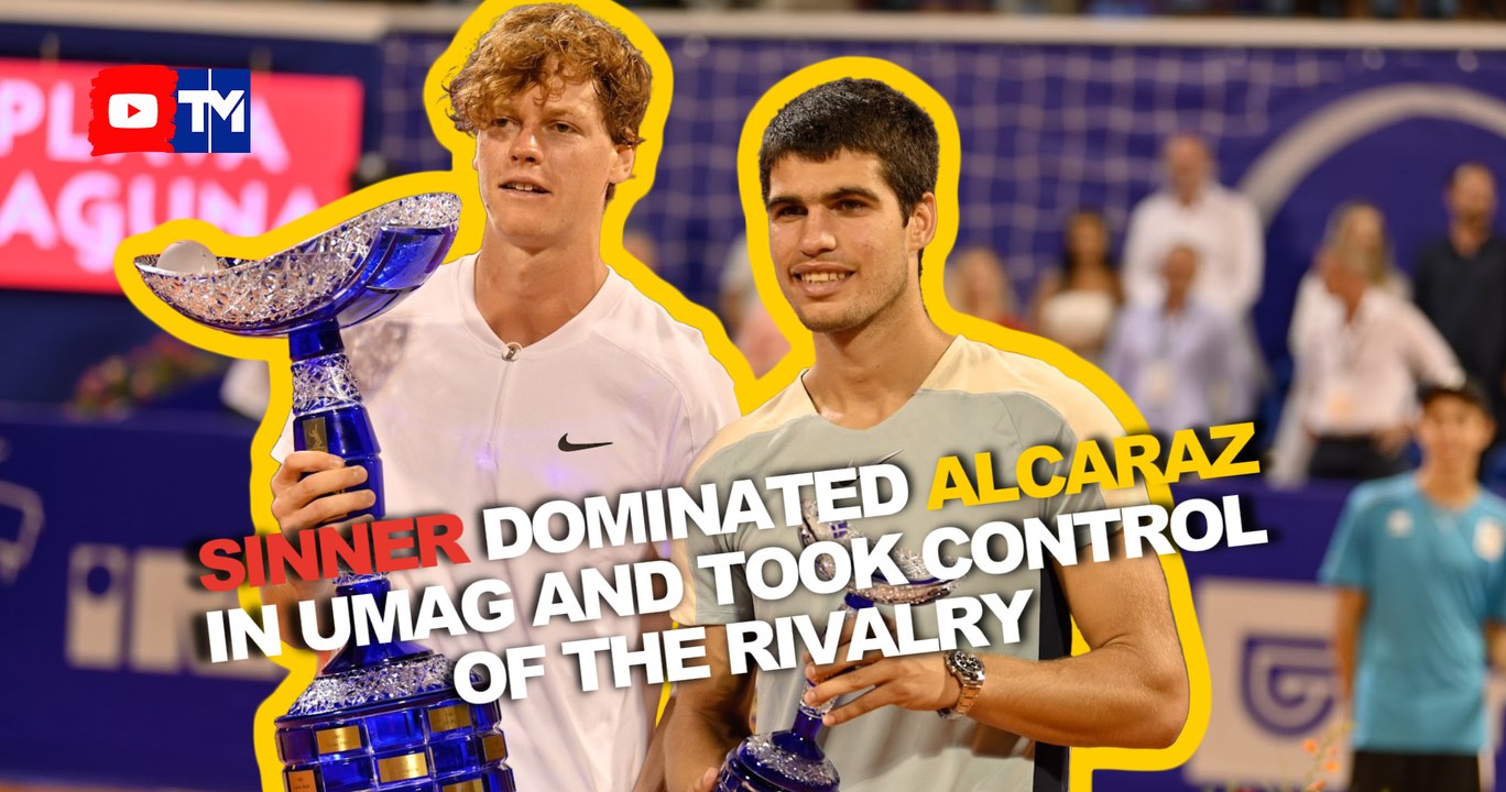 VIDEO: In Umag, Sinner dominated Alcaraz in the final and took control of the rivalry