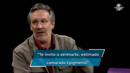 Ackerman choca con Epigmenio por elecciones internas de Morena; lo invita "a serenarse