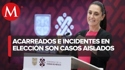 "Fue una participación masiva en elecciones": Sheinbaum