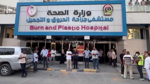 Son Dakika | Libya'da yakıt tankerinde çıkan yangın sonucu 7 kişi öldü (2)