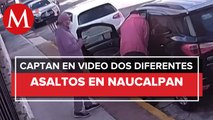 Cámaras de seguridad captan robo de autos en Naucalpan
