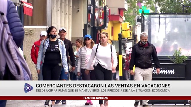 COMERCIANTES DESTACARON LAS VENTAS EN VACACIONES