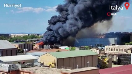 İtalya'daki dünyaca ünlü film stüdyosu Cinecitta’da yangın