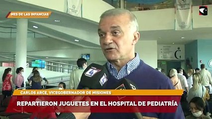 Repartieron juguetes en el Hospital de Pediatría