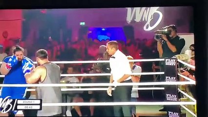 Humillaron al "Hulk iraní" en su debut en el mundo del boxeo