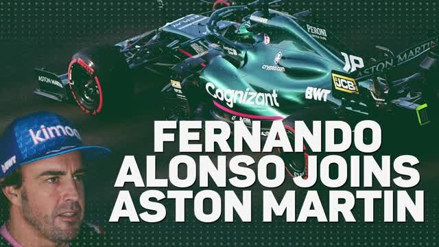 Fernando Alonso joins Aston Martin