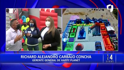 SJM: Desde China llegó el circuito inflable temático más grande del mundo