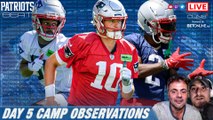 Patriots Beat: Day 5 Training Camp Observations
