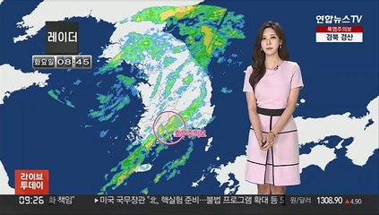 [날씨] 태풍이 남긴 수증기·열기…폭염 속 곳곳 비