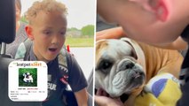 Boy Surprised With Pet Dog Who Went Missing Two Years Ago | Happily TV