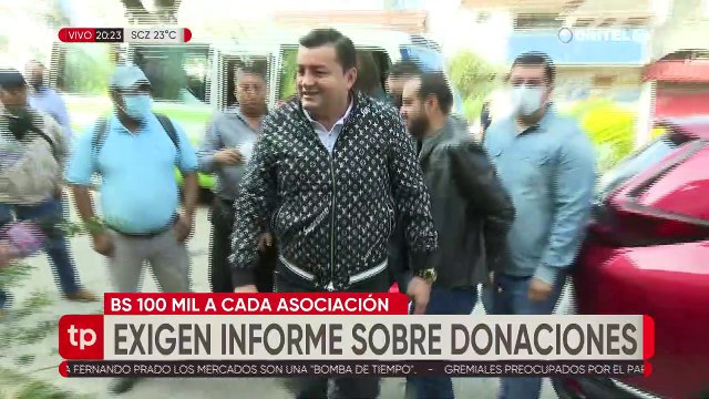 Concejales piden al alcalde cruceño cuestionan que el alcalde no identificó origen del dinero