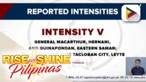 General MacArthur sa Eastern Samar, niyanig ng magnitude 5.1 na lindol