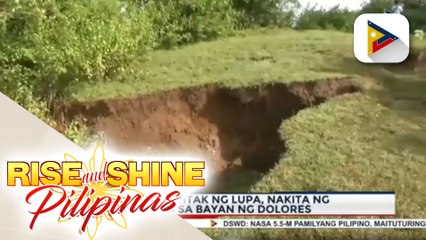 Malalaking bitak ng lupa, nakita ng Phivolcs sa bayan ng Dolores