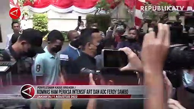 ART dan ADC Ferdy Sambo Diperiksa Komnas HAM