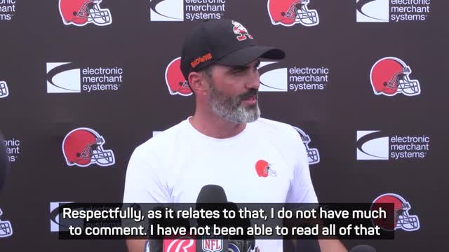 Uncomfortable Browns coach Stefanski says he will respect Deshaun Watson hearing