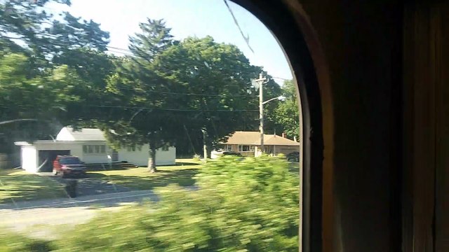Long Island Railroad Montauk Express Train Bay Shore to Jamaica